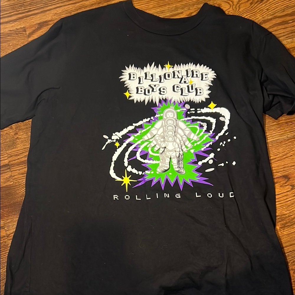 Billionaire Boys Club Black Graphic T-Shirt RARE USED